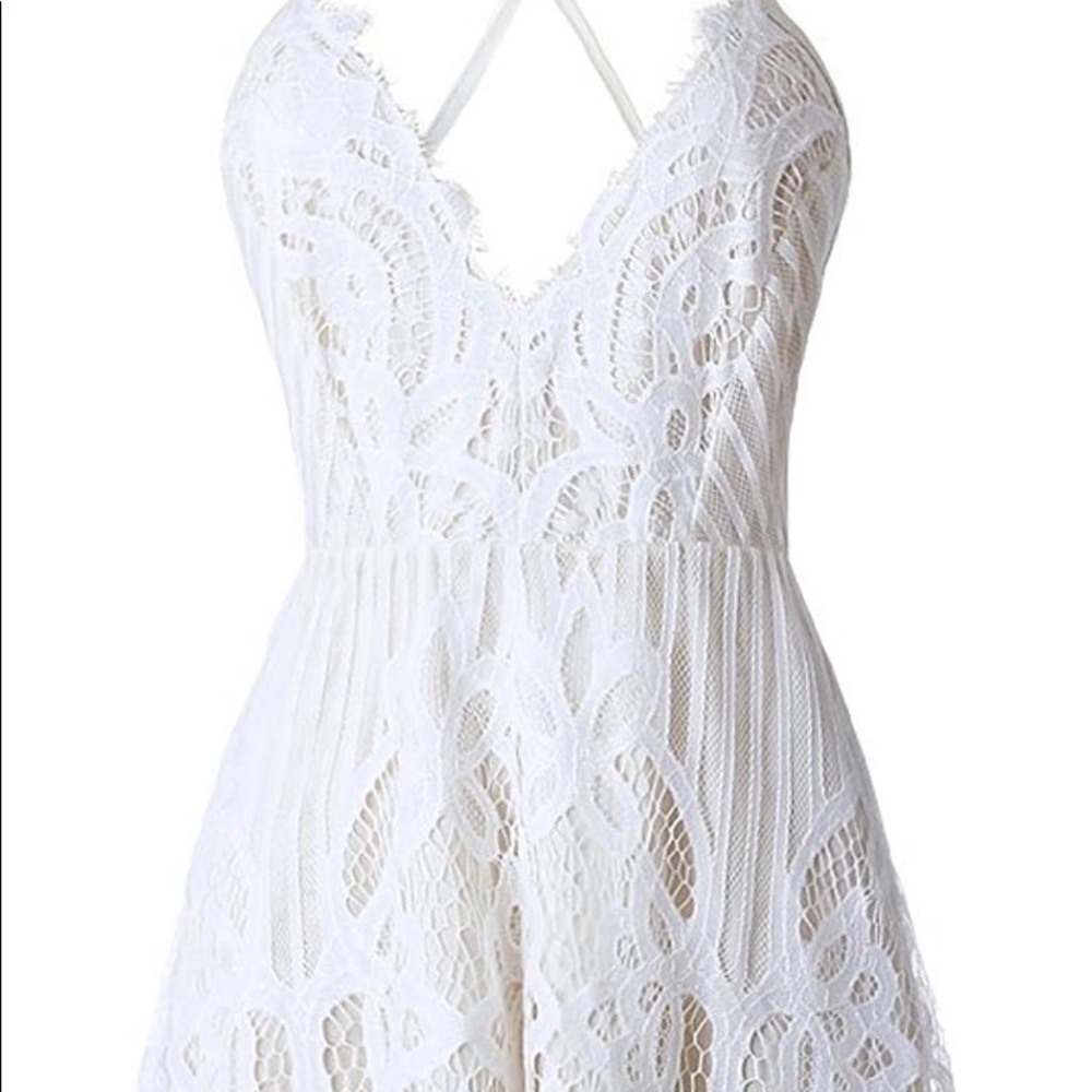 Lace Romper NWOT